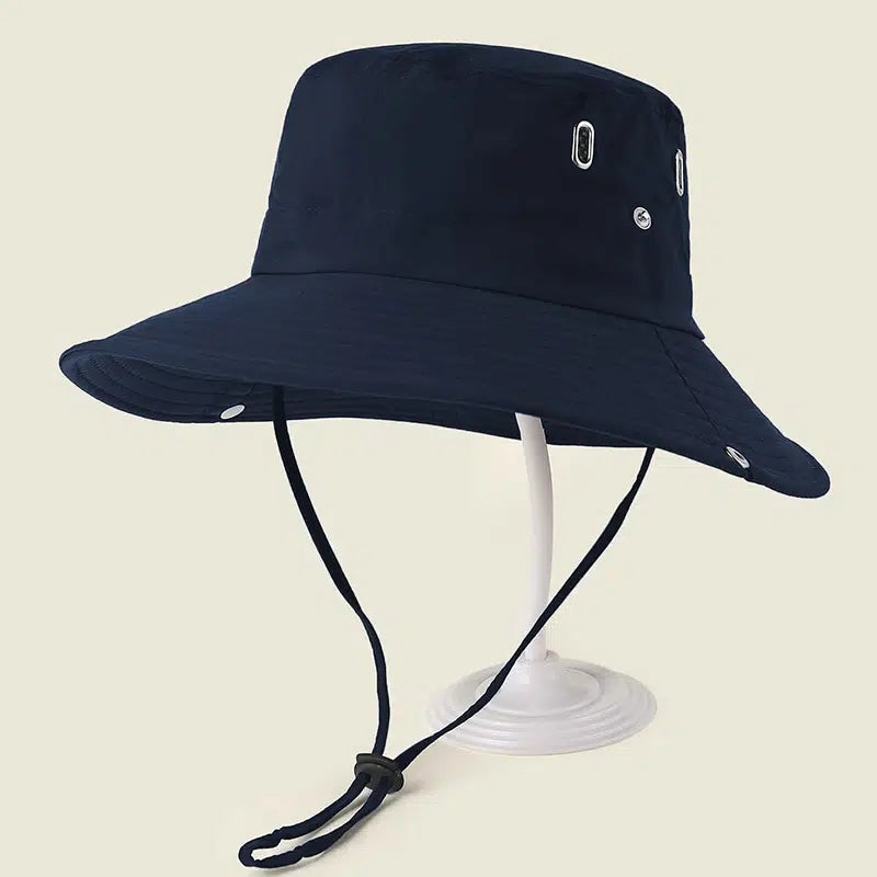 Wide Brim Fisherman Hat - djustable Unise Outdoor Sun Hat