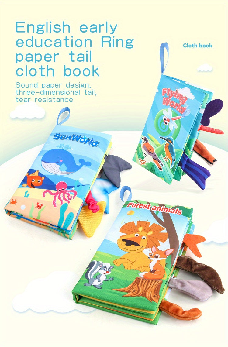 Books - Toys Gifts Touch Feel First Cloth Crinkle Soft Books Tummy Time Toyslearning Sensory Toys Stroller Toys Christmas Halloween Thanksgiving Giftschristmas Stocking Stuffers, Christmas Stocking Stuffers