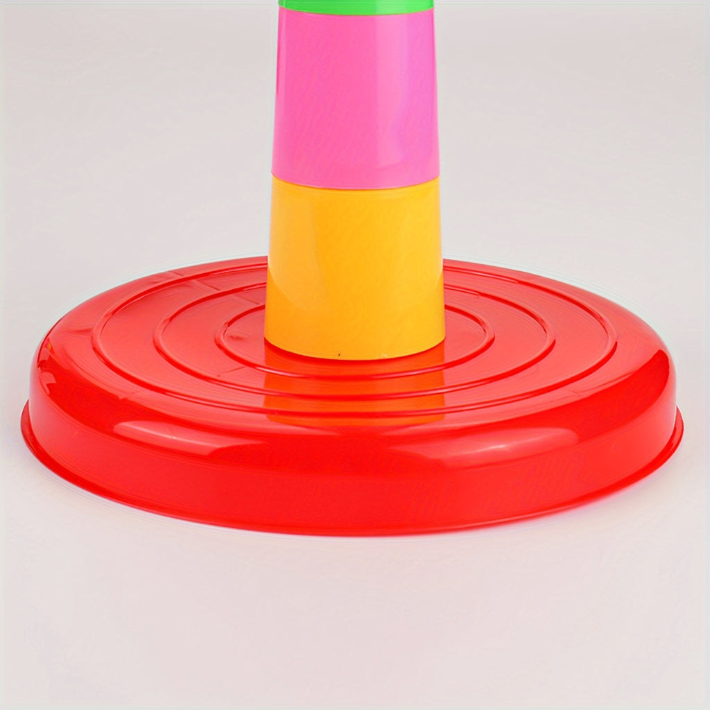 Interactive Children's Game Tower Toys with Throwing Rings for Parent-Child Leisure Games, Halloween Christmas Gift