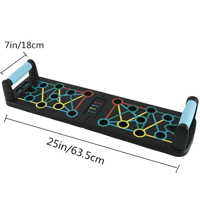Multi-Functional Push Up Board For Home Workouts - Detachable Bars For Targeted Muscle Training