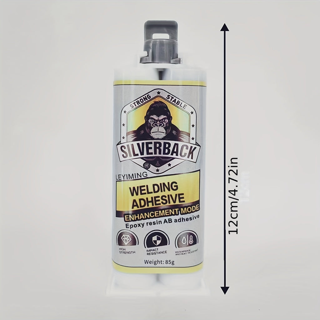 High Strength Pipeline Repair Epoxy Adhesive, Metal Cast Patching Putty, Waterproof Heat-Resistant Leak Sealant for Plumbing & Automotive, Drillable & Sandable, Non-Toxic Odorless - 85g Bottle