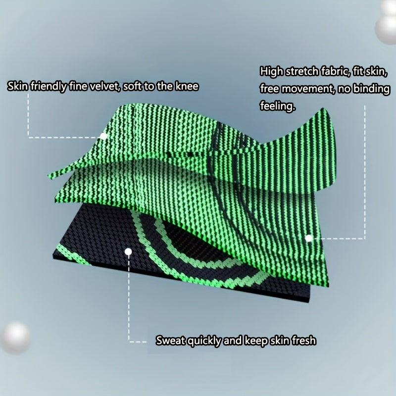 1pc Strap Knee Protector Sports Knee Support Adjustable Compression Breathable Joint Protection Sports Knee Protector Strap Compression Basketball Running