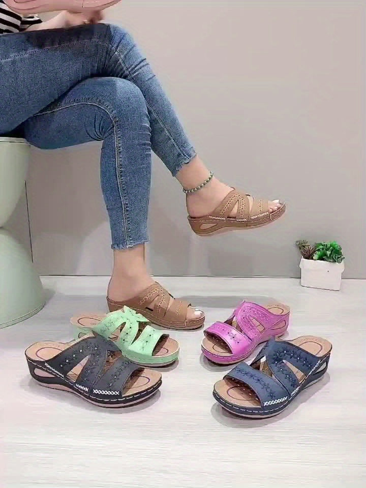 Ultra-Lightweight Comfort Flip Flops - Women's Sandals for Outdoor Sports with Thick Soles, Open Round Toes, and Breathable Design for Warm Weather Activities