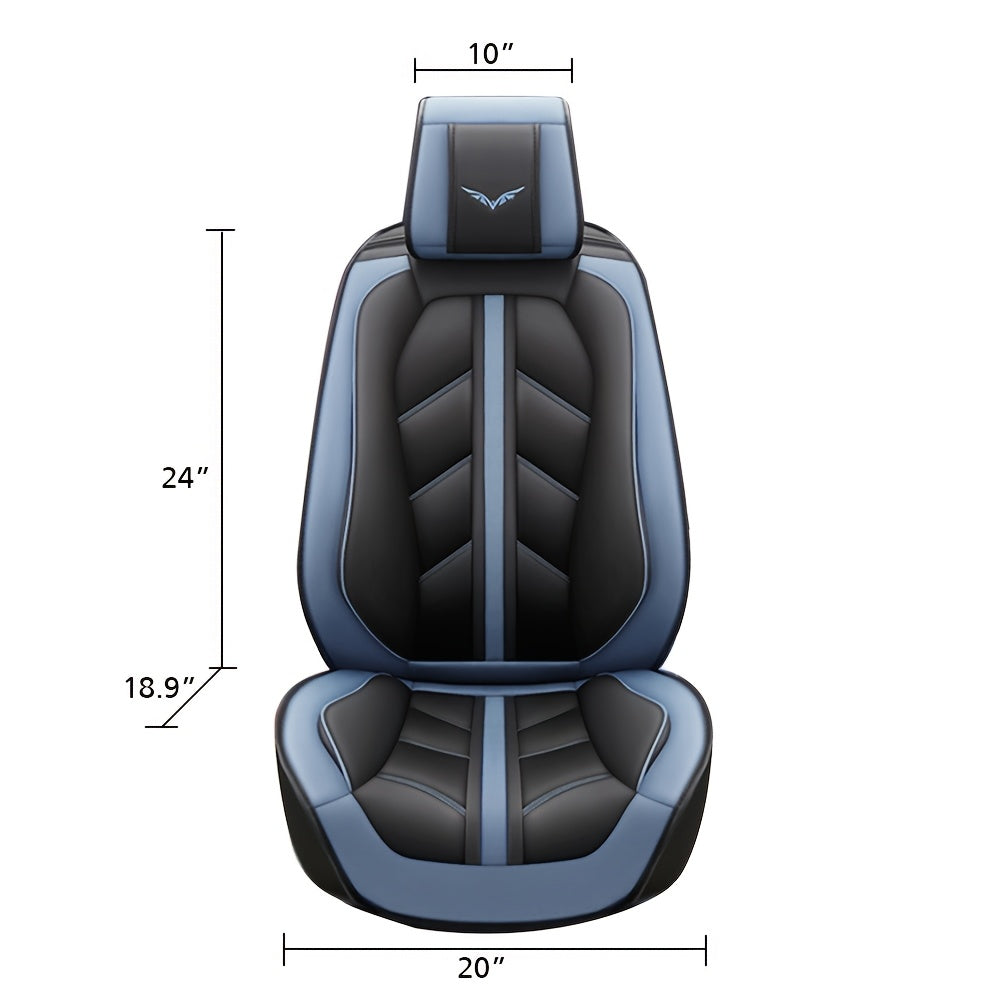 5 Seats Car Seat Covers Nappa Automotive Seat Cushion Protector Front Rear Full Set Waterproof Universal Fit for Most Sedan SUV Truck