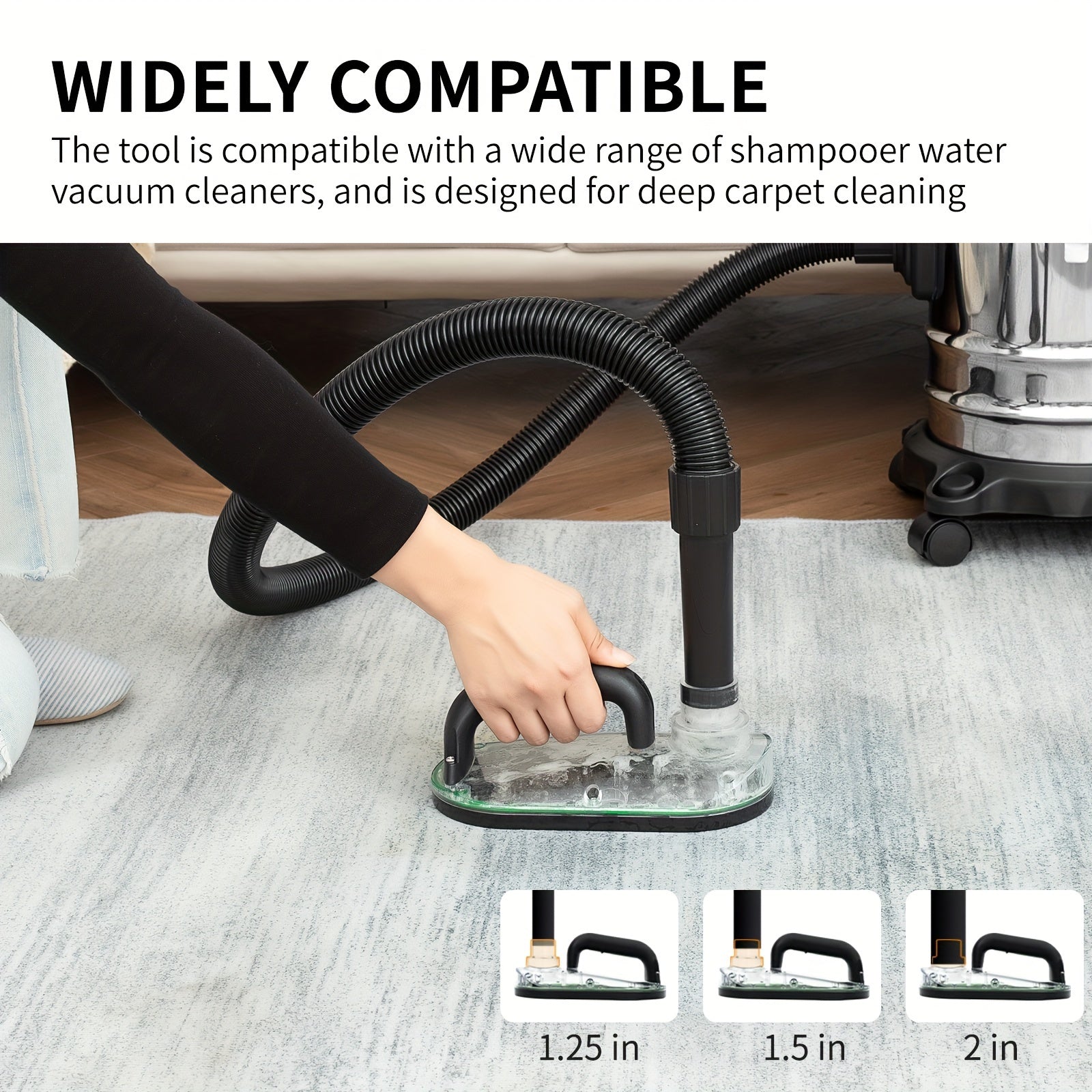 1pc, Nekuma Carpet Stain Remover Tool Attachment For Water Filtration Wet Extractor Vacuum Cleaner, Deep Cleaning Pet Rug Shampooer Solution For Home Floor