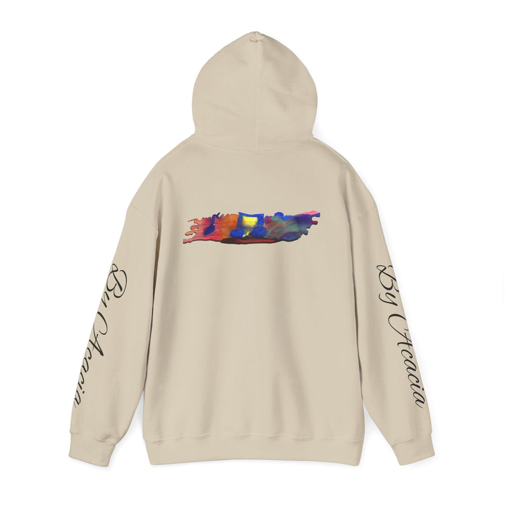 Music Is Life Hoodie — Colorful Watercolor Note Graphic Pullover
