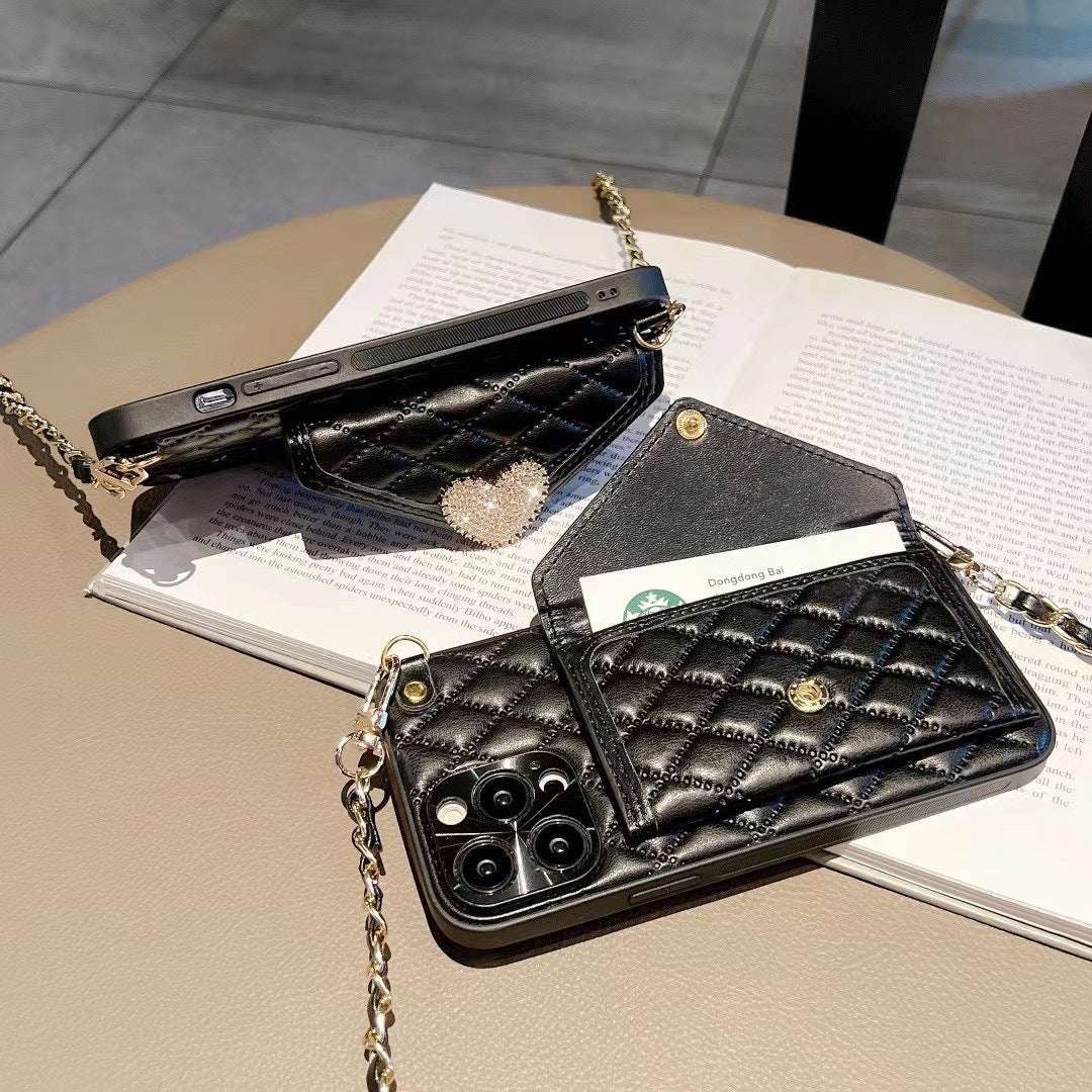 RAMODO Love Diamond Messenger Phone Case