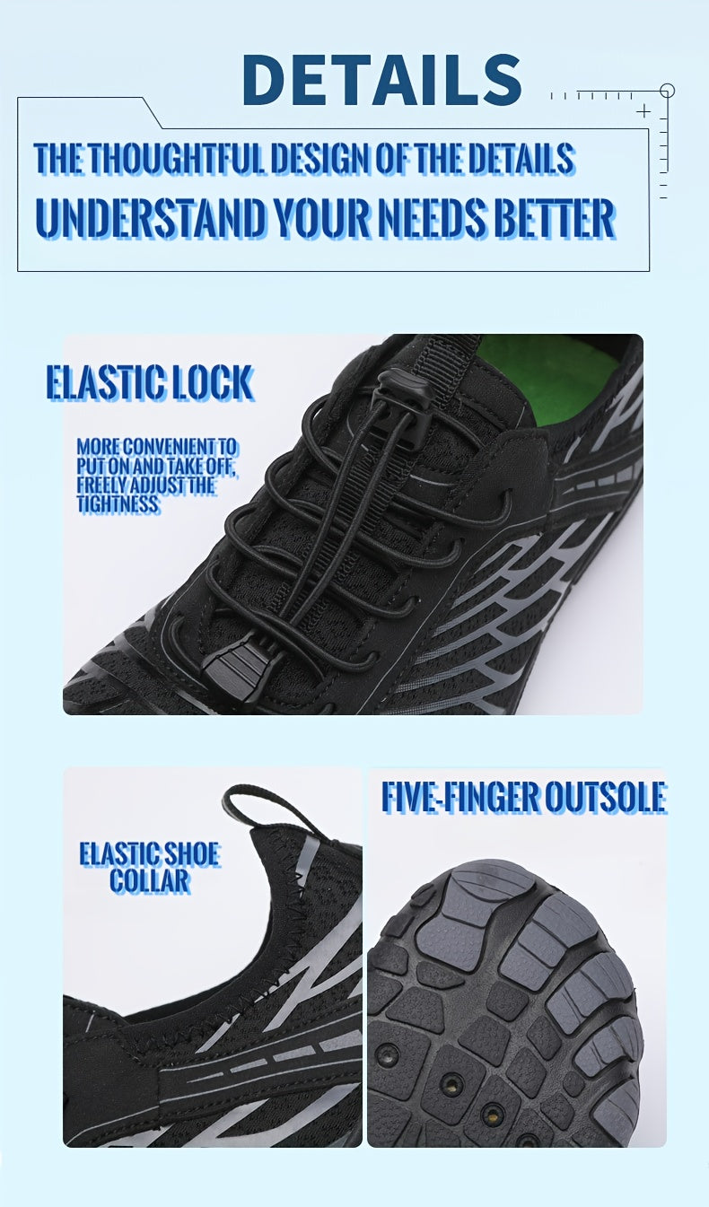 Adventure, Versatile Quick-Dry Footwear for Surfing, Swimming, Beach Tennis & Volleyball - Breathable Mesh & Durable Rubber Sole