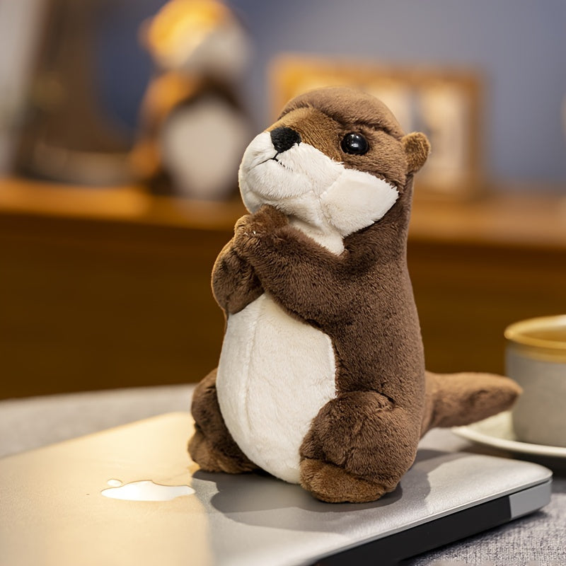 Adorable Simulation Otter Plush Toys - Soft, Cuddly, Realistic Design - Perfect for Home Decor, Sofa Embellishments, Birthdays, Holidays - Gift for Friends & Family