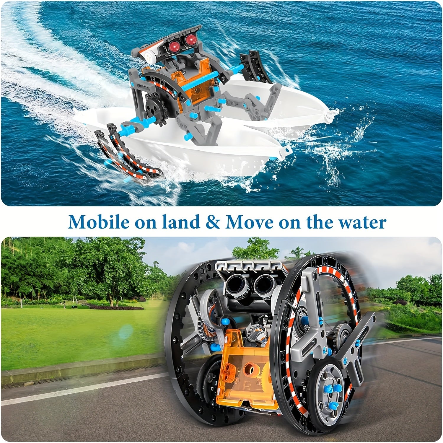 13-in-1 STEM Projects Solar Robot Toy for Kids Ages 8 9 10 11 12 Years Old, Building Science Educational Toys Birthday Gift for Kids Boys Girls