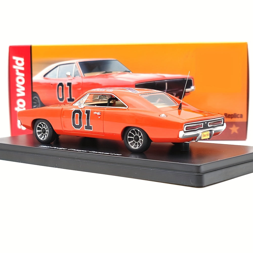 AutoWorld 1:43 for 1969 General Lee Red AWRSS1151 Resin Limited Edition Toys Car Models Collection Gifts