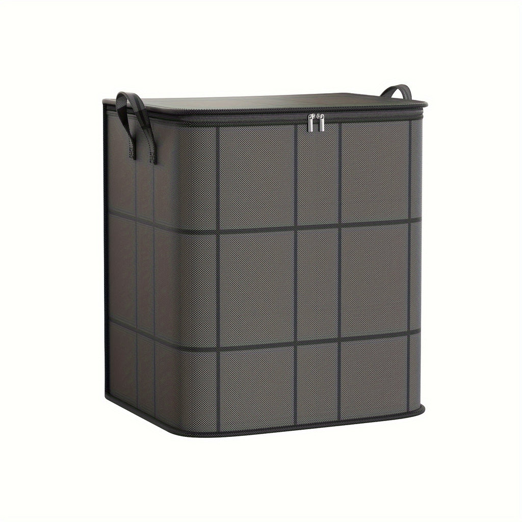 1pc of Clothing Storage Bag, Travel Bag, Large Capacity, with Handles, Foldable, Suitable for Quilts, Storing Clothes, Cotton Jackets, Blankets, Toys, Etc, Under-Bed Storage