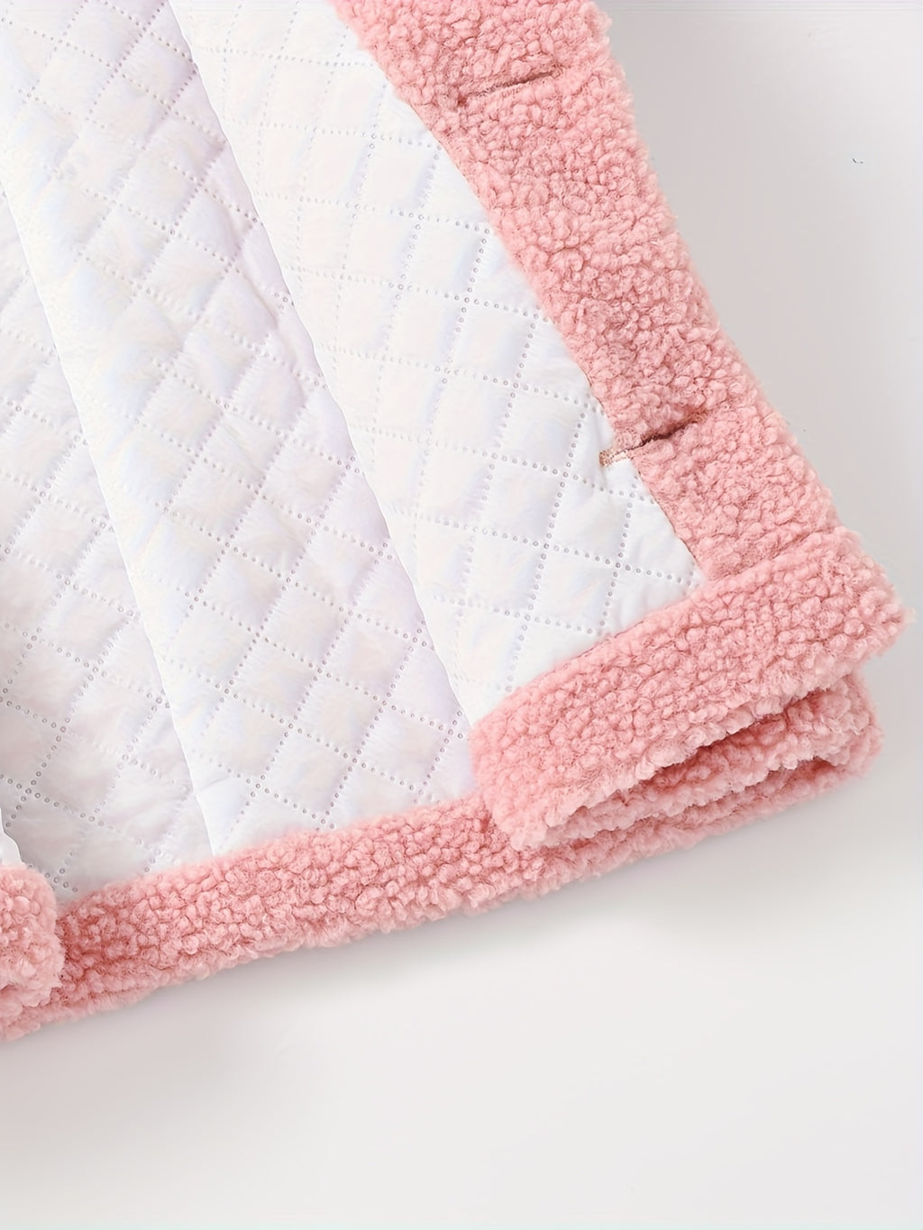 JOMAKE Girls' Winter Coat - Pastel Pink & Ombre Jacket with Button Front Closure,