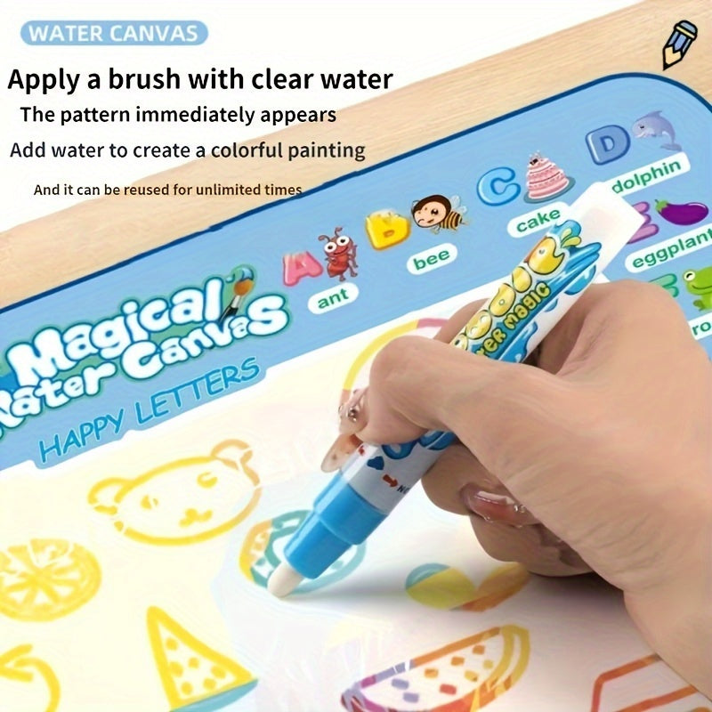 Water Doodle Mat 31 X 38 Inches Extra Large Magic Drawing Doodling Mat Coloring Mat Educational Toys Gifts for Kids Toddlers Boys Girls Age