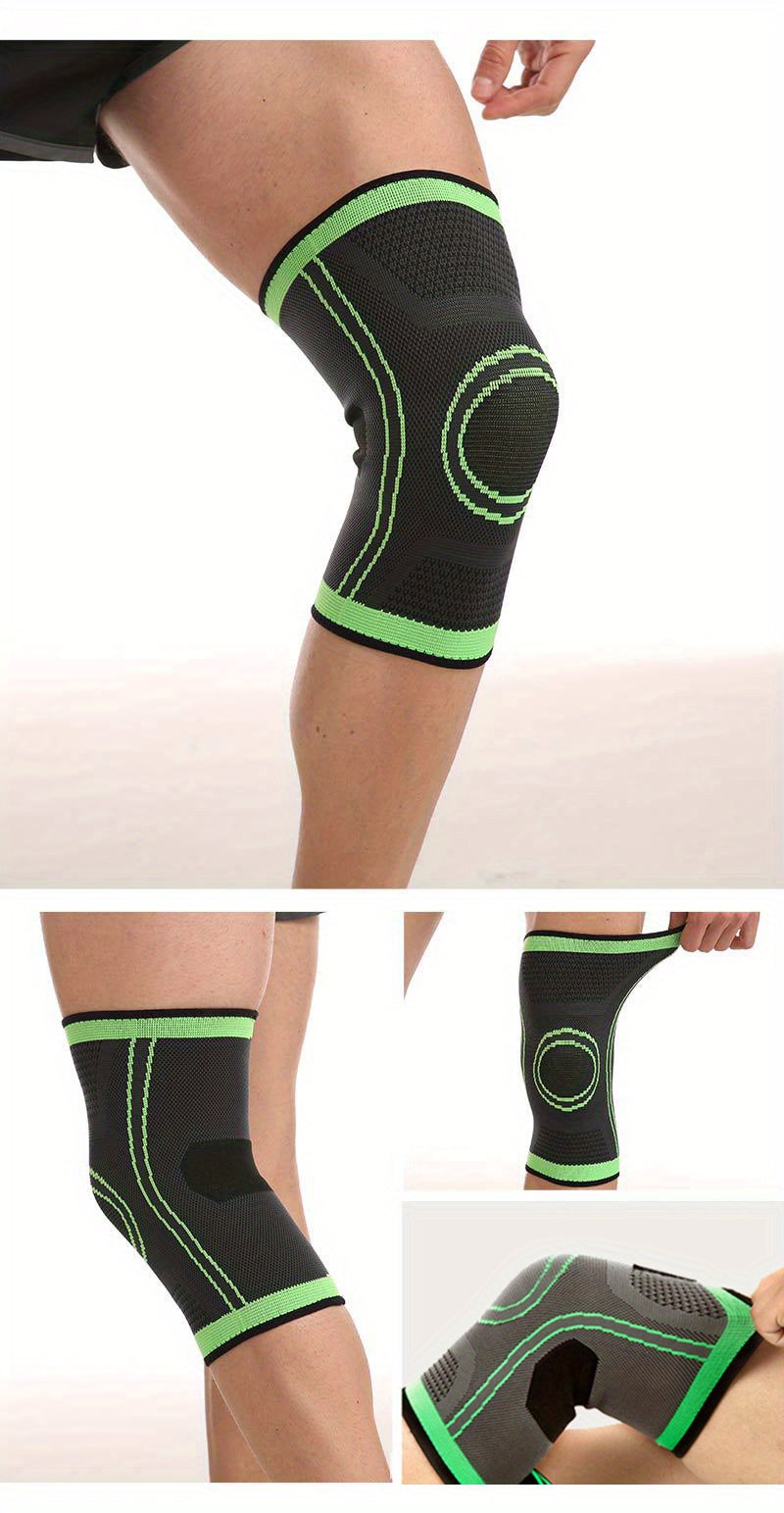 Maximize Your Performance With Our Compression Knee Sleeve - High Elastic, Breathable, And Perfect For Sports, Gym, Hiking, And More!