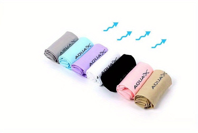 1pair Unisex Ice Silk Arm Sleeves For Summer, Outdoor Sports Sunscreen UV Protection Thin Long Gloves