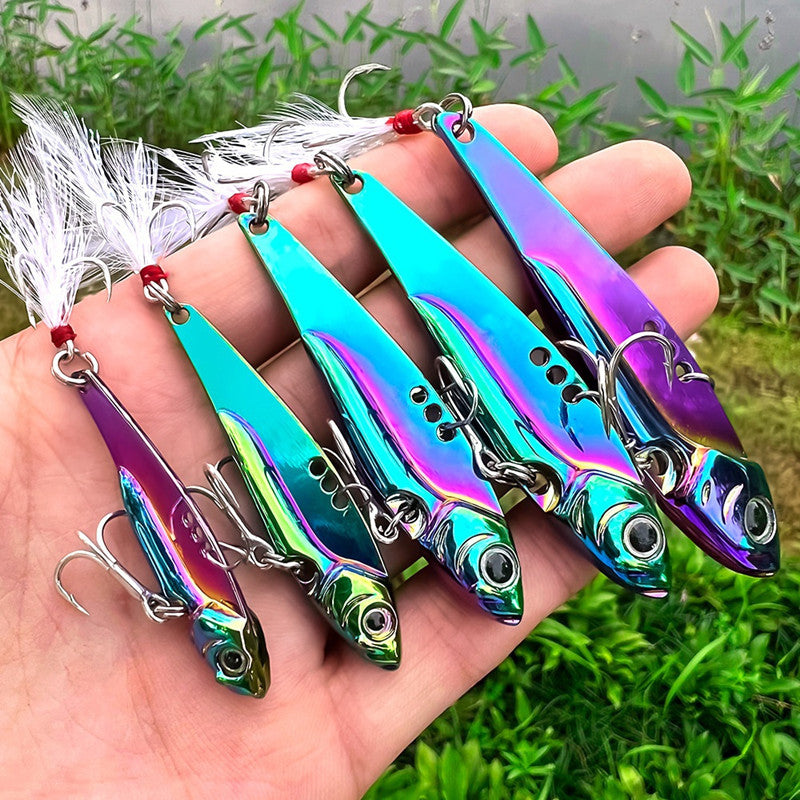 3D Fishing Lures with Reflective Coating - Premium Copper Alloy & Stainless Steel Construction for Successful Catches