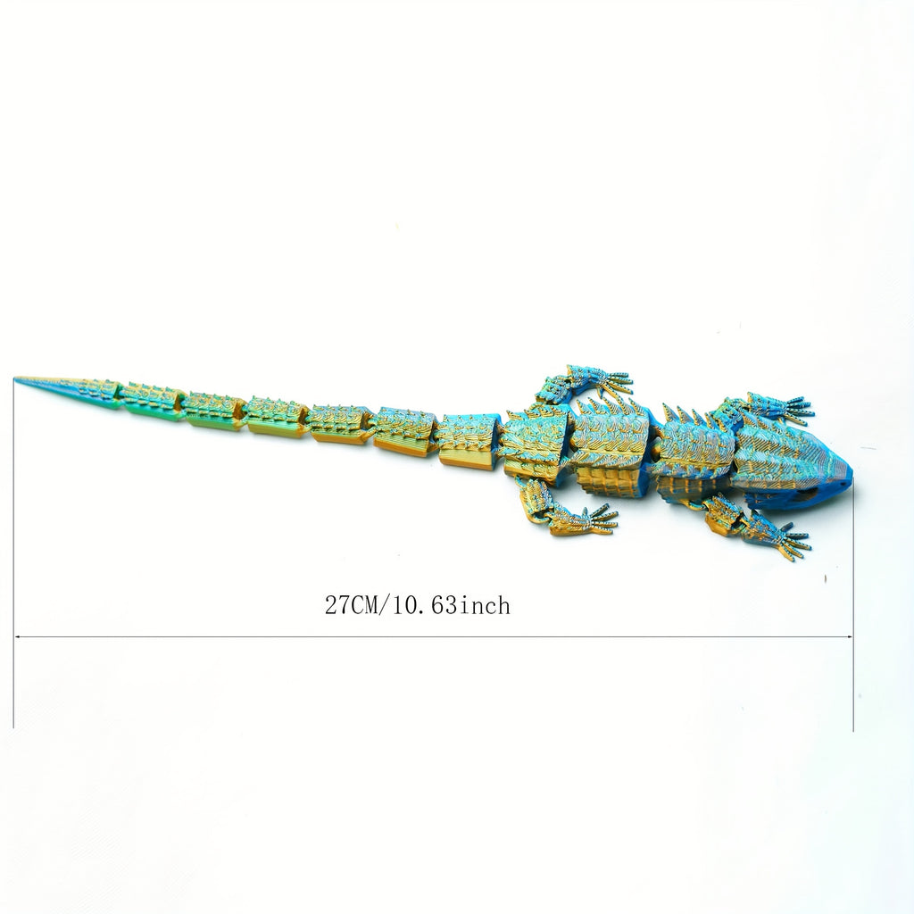 3D printed lizard laser crocodile joints that can be moved, Class A animals t