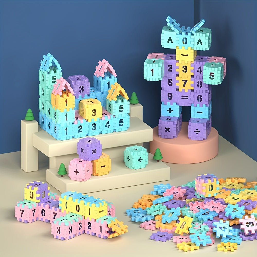 DIY Building Toys - Digital Block Building Set for Youngsters - Educational Intellectual Toys, Halloween/Thanksgiving Day/Christmas Gift