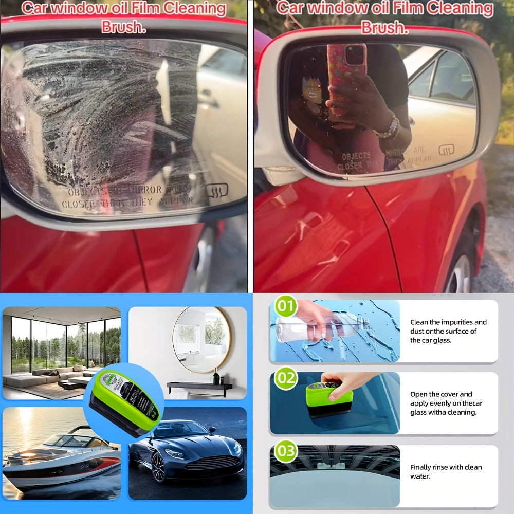 Automotive Oil Film Cleaning Brush, 2025 Upgraded Car Oil Film Cleaning Brush Pro 150ML,