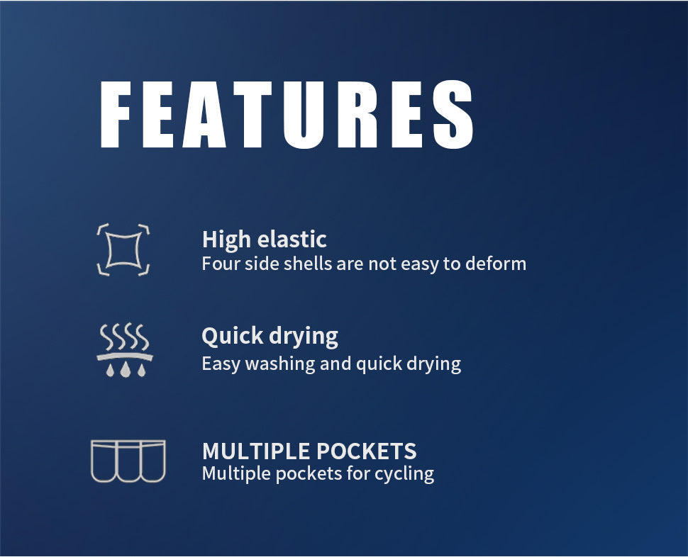 Quick-drying Breathable Men's Cycling Jersey with Pocket and Zipper