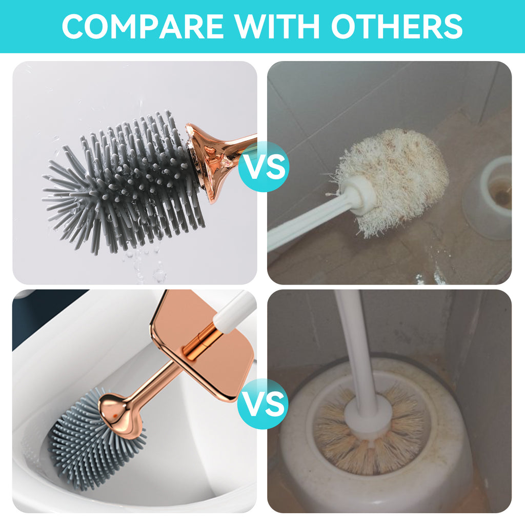 Aokala Toilet Brush And Holder, Elegant Toilet Bowl Brush Set