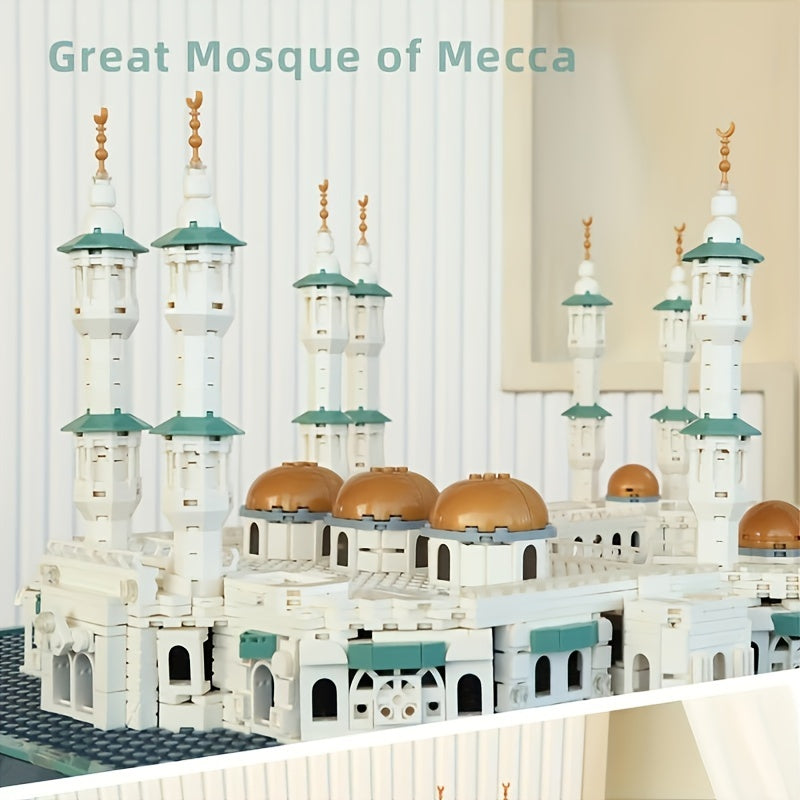 2291pcs Architecture Series Bricks Sets The Great Mosque Of Mecca Model Building Blocks Classic Educational Toys Gifts Collection