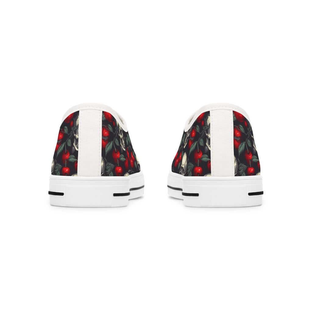 Cherries & Chains Women's Low Top Sneakers