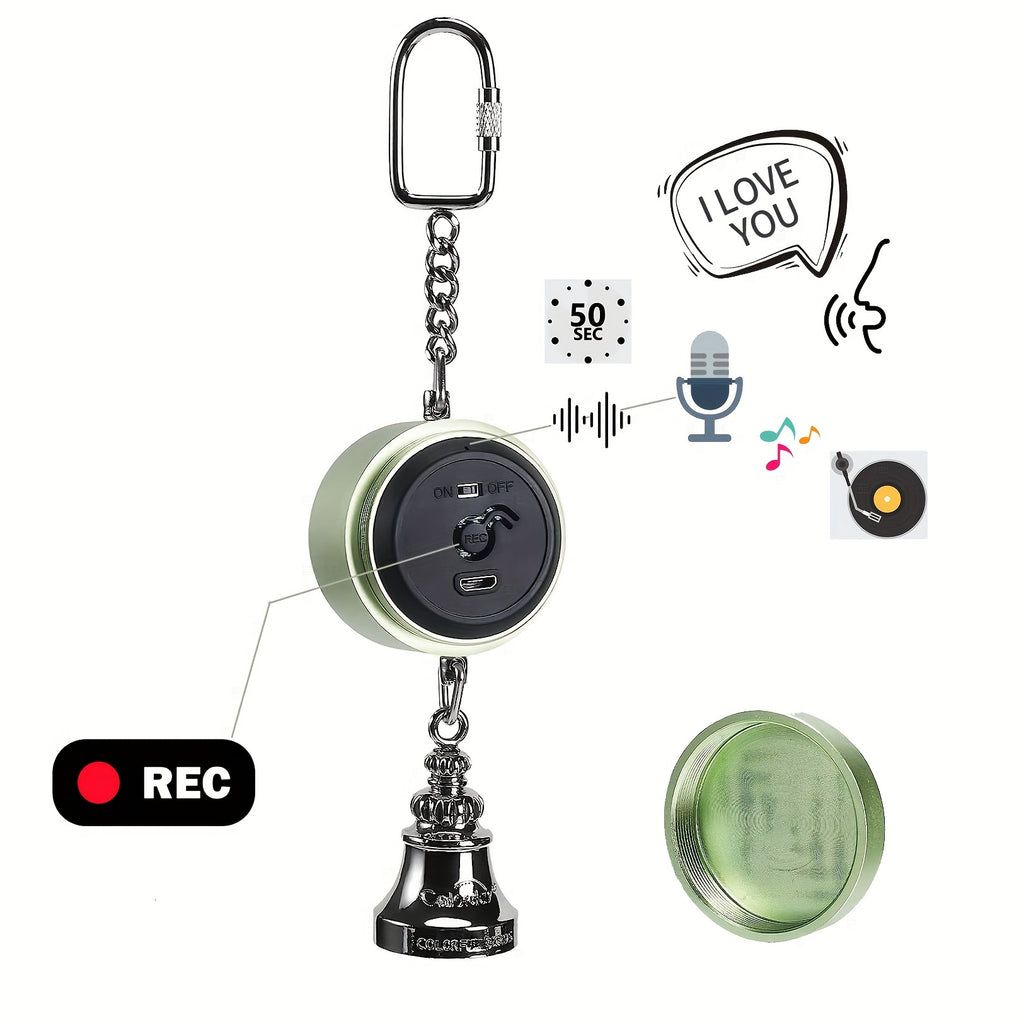 Bird Toys Parrot Talking Coach & Interactive Voice Bell for Parakeet, African Grey, Amazon Parrots, Quaker, Cockatiel, Conure