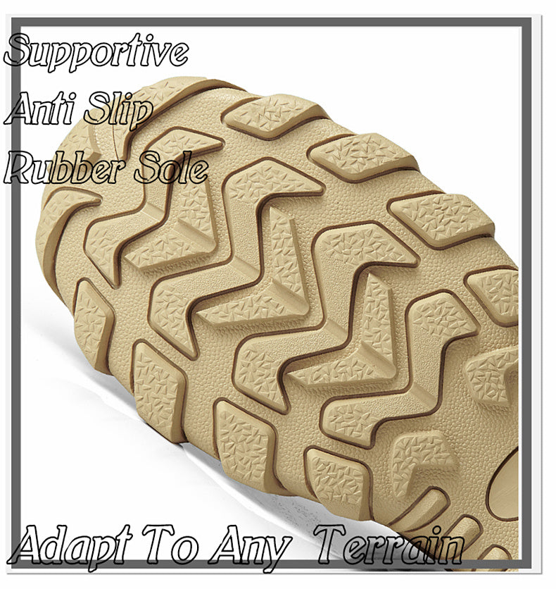 Men's Heavy-Duty Tactical Hiking Boots Non-Slip All-Weather Durable for Camping