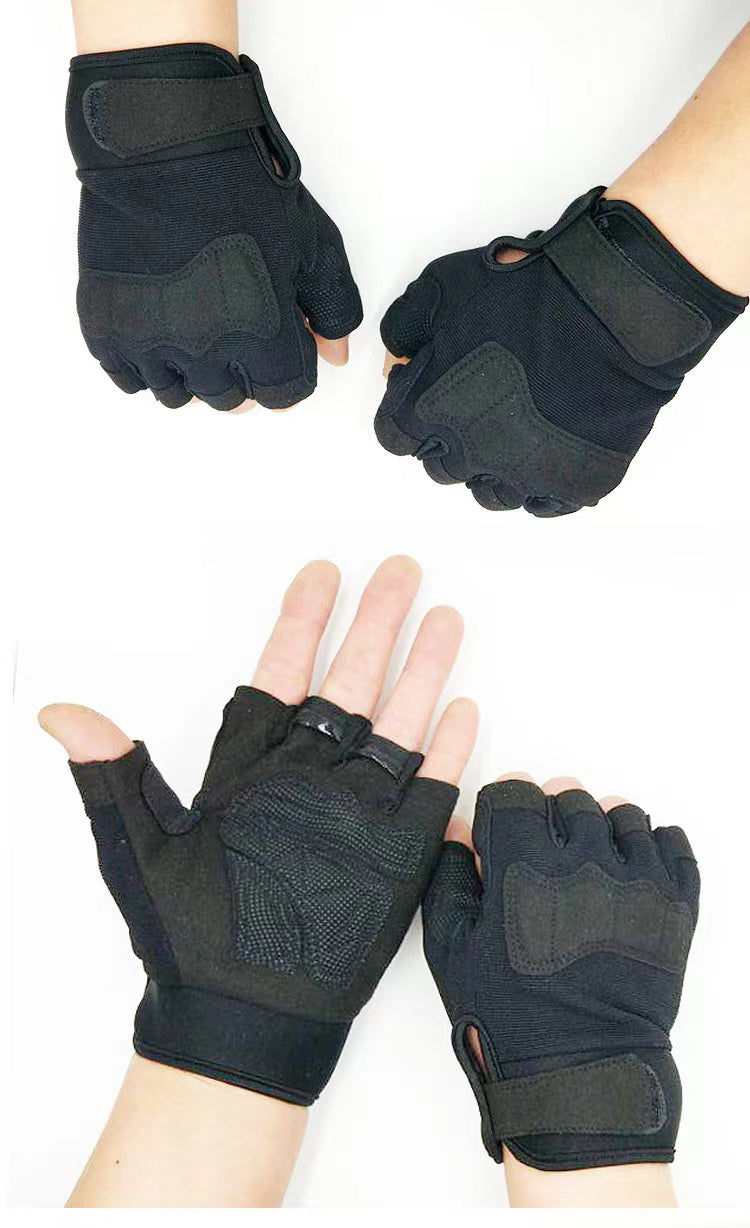 [For Men & Women Half-finger Gloves] Half-finger Gloves For Men And Women For Sports, Cycling, Fitness, Outdoor Activities, Fishing