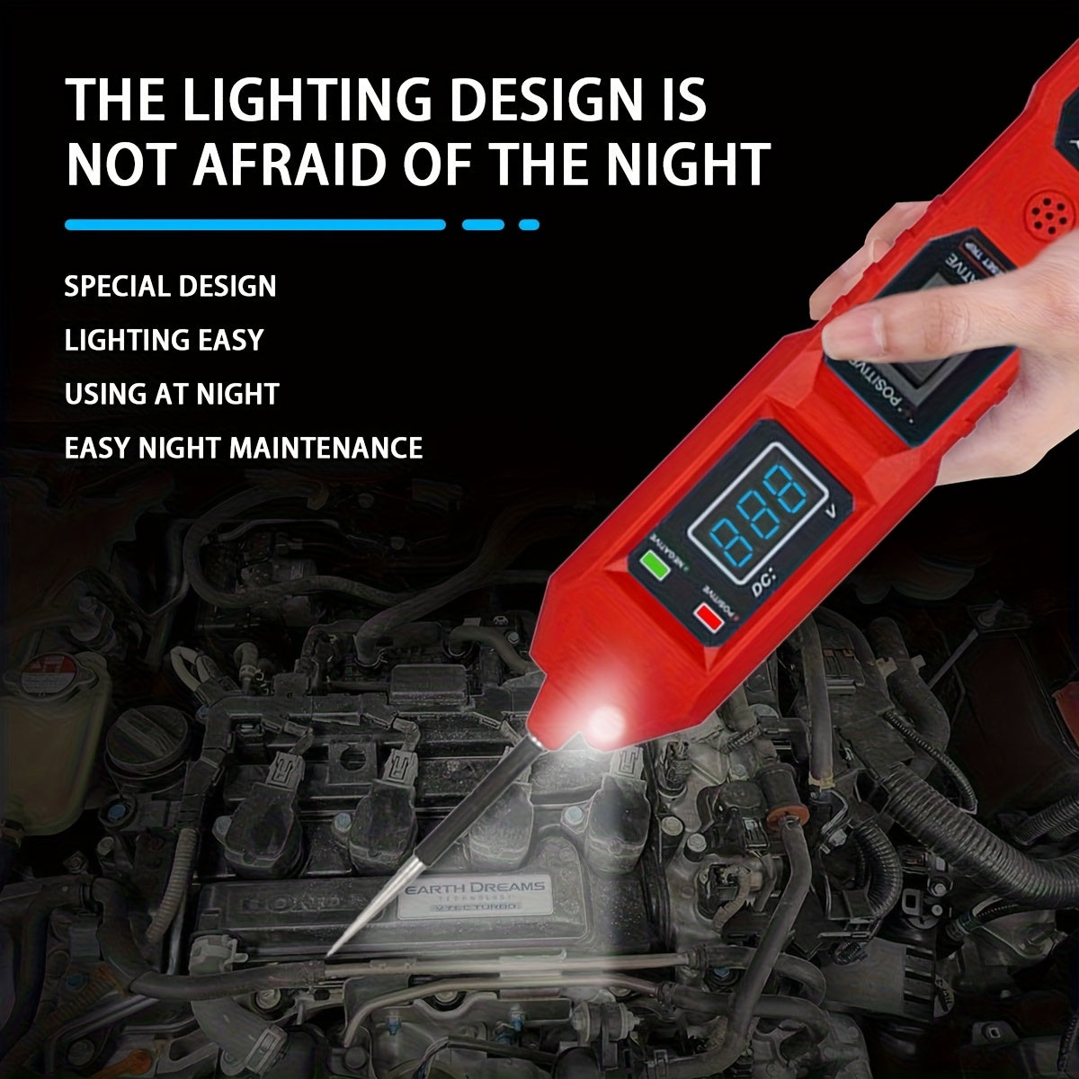 [Power Circuit Tester] 3.5V-36V Multifunctional Power Circuit Tester | 12V Probe Tester, Automotive Short Circuit Breaker Finder Tool, Power Voltage Tester For Continuity Testing/Test Light