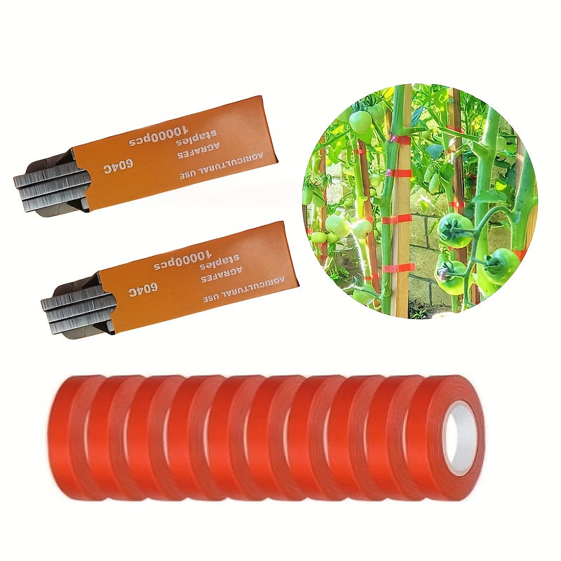 1 Pack - Vine Binding Machine - Automated Garden Tool for Grape, Eggplant, Cucumber & Chili - Time-Efficient, Effortless Knotting, User-Friendly Design - The Ultimate Farming Assistant for A Thriving Garden