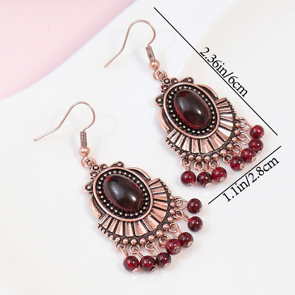 1 Pair/4 Pairs Vintage Style Women's Pendant  Tassel Earrings