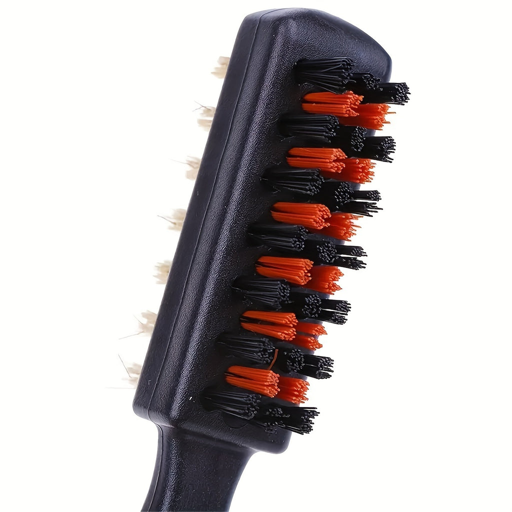 1pc Golf Ball Cleaning Brush, Double Sided Metal Bristles For Deep Cleaning, Golf Accessories