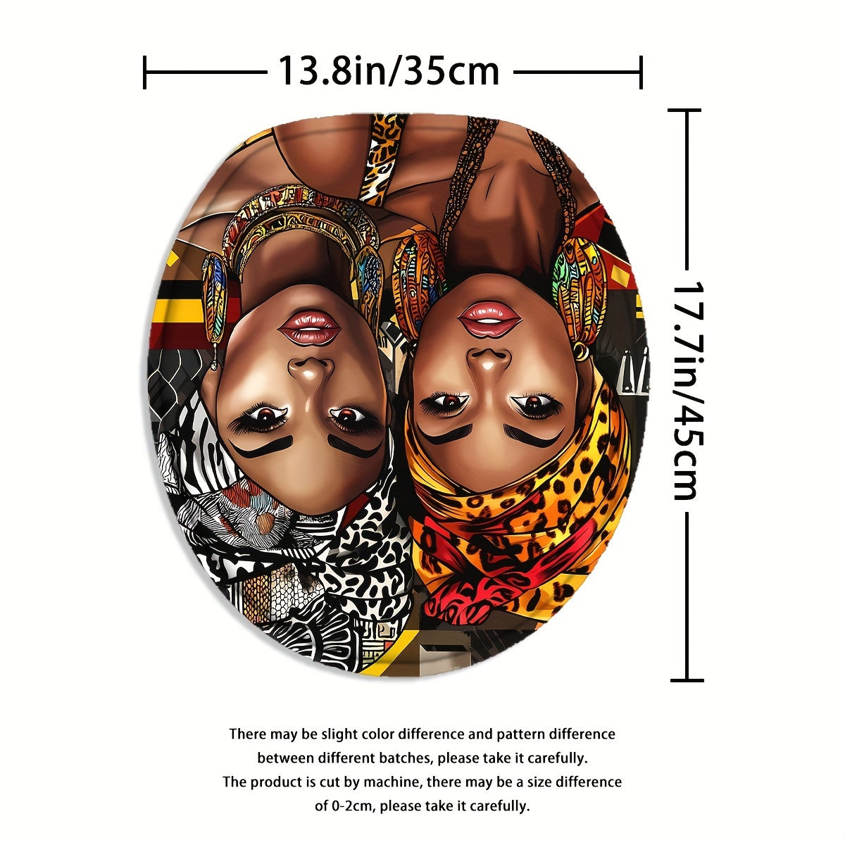 4pcs/1pc African American Woman Shower Curtain Set, Bathroom Curtain With Hooks, Non-Slip Rugs, Toilet U-Shape Mat, Seat Cover, Machine Washable Bathroom Decoration Accessories, African Theme Black Shower Curtain Gift For Wom