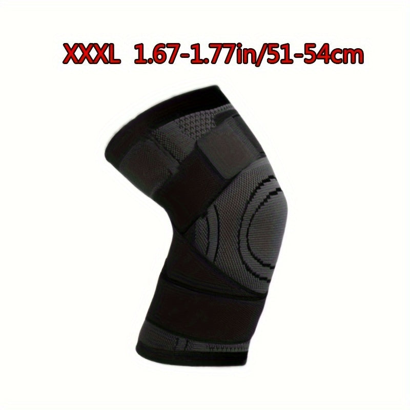 1pc Strap Knee Protector Sports Knee Support Adjustable Compression Breathable Joint Protection Sports Knee Protector Strap Compression Basketball Running