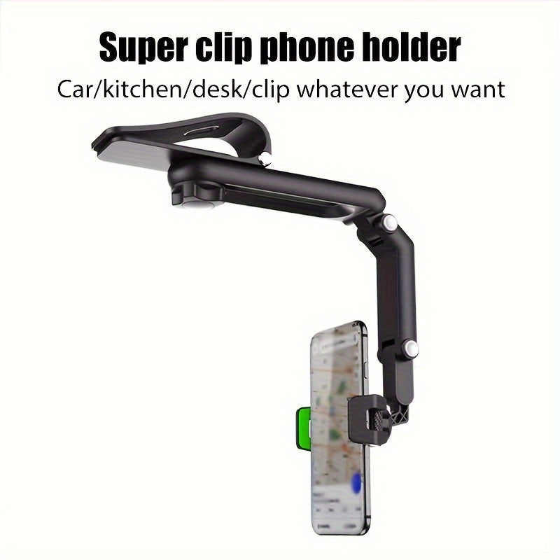 Trendy Car Phone Holder Multifunctional Car Navigation Holder Phone Holder General Automotive Accessories
