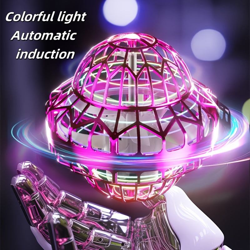 Third Generation Intelligent Sensing UFO, Automatic Spinning Aerocra, Charging, Colorful LED, New Strange Toys, Fall Resistant, Outdoor Toys, , Birthday Gifts halloween christmas gift