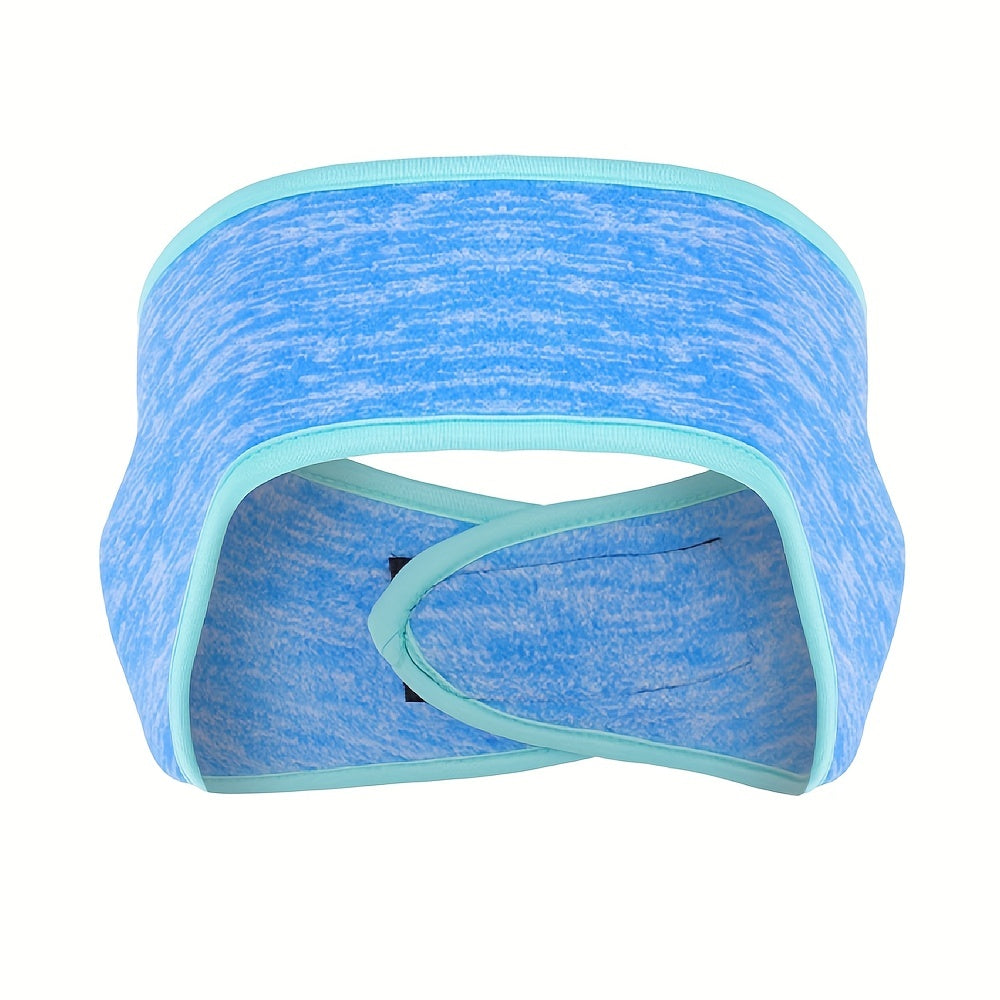 Winter Fleece Headband, Sport Earmuffs, Windproof Stretchy Ear Covers,