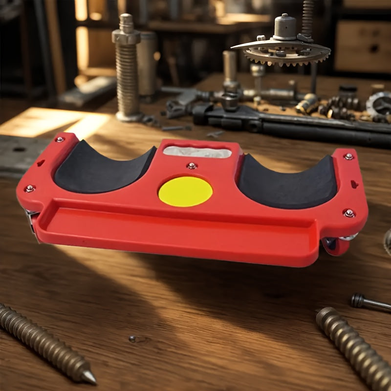 1pc Rolling Knee Pad Platform with Wheels, ABS Material, Multi-Function with Built-In Tool Tray,