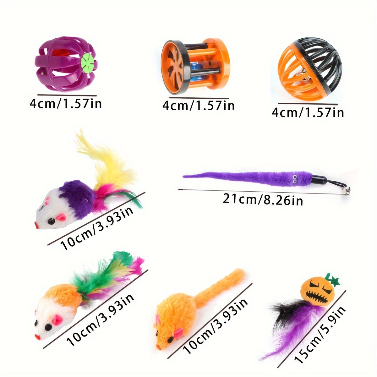 11/13/14/16/17/22Pack Cat Toy Channel Combination Set, Foldable S-Shaped Cat Tunnel
