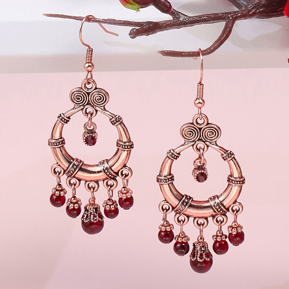 1 Pair/4 Pairs Vintage Style Women's Pendant  Tassel Earrings