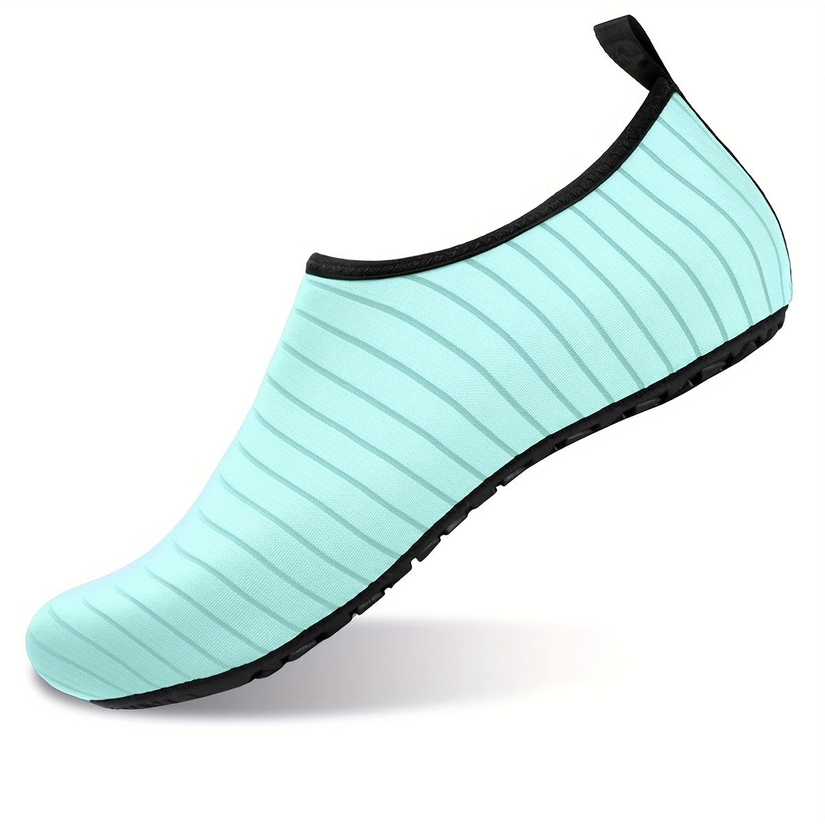 [Water Socks] Women's Water Socks, Solid Stripes Beach Creek Shoes, Casual Flat Slip-on Outdoor Sports Shoes For Swimming Surfing Boating Fishing