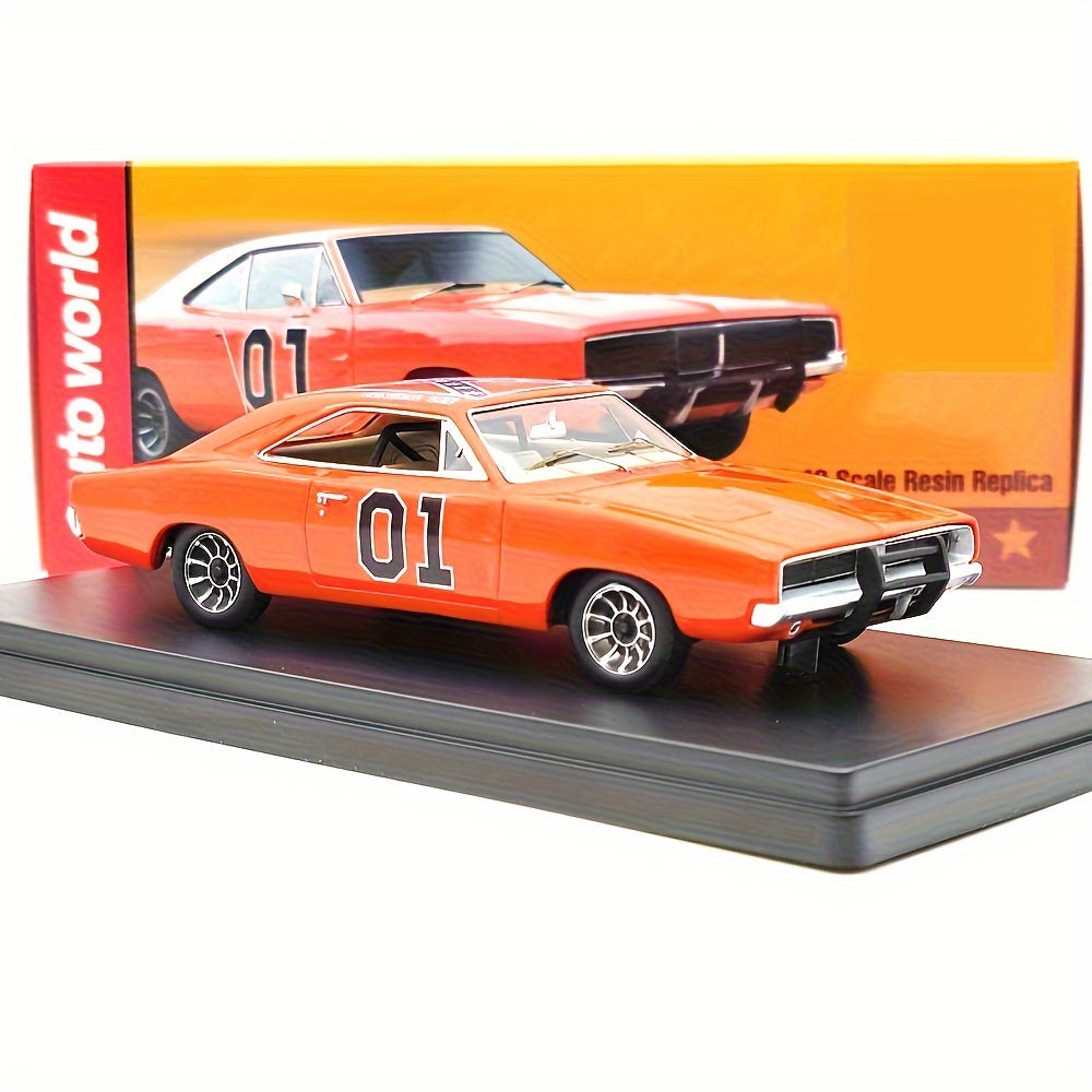 AutoWorld 1:43 for 1969 General Lee Red AWRSS1151 Resin Limited Edition Toys Car Models Collection Gifts