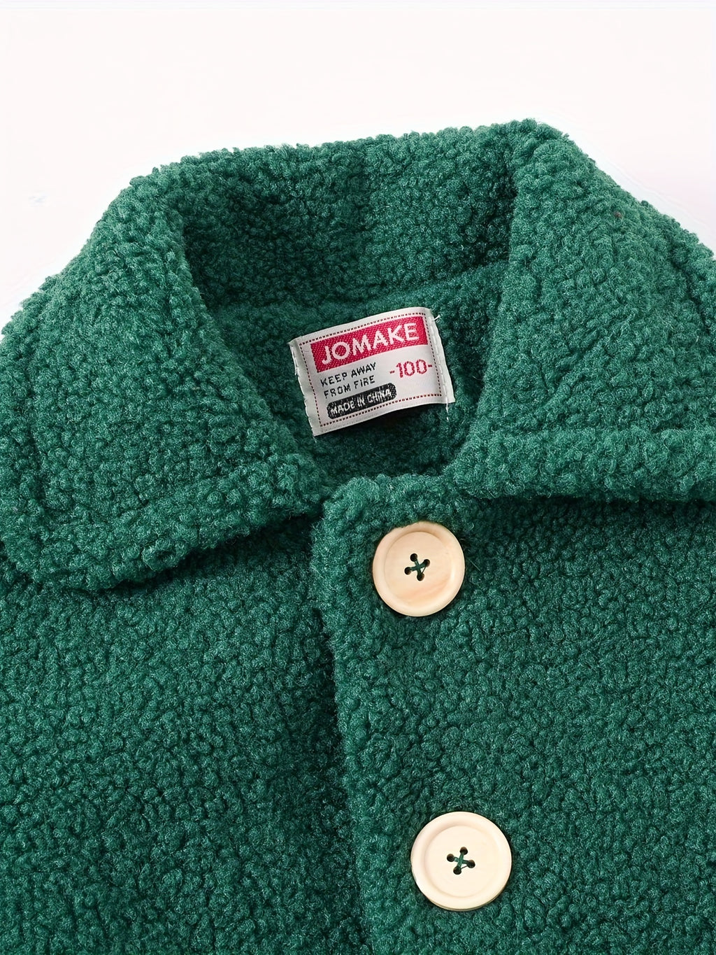 JOMAKE Girls' Winter Coat - Pastel Pink & Ombre Jacket with Button Front Closure,