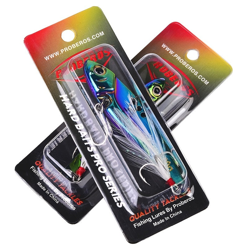 3D Fishing Lures with Reflective Coating - Premium Copper Alloy & Stainless Steel Construction for Successful Catches