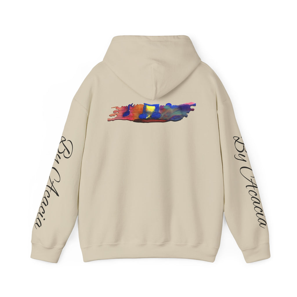 Music Is Life Hoodie — Colorful Watercolor Note Graphic Pullover