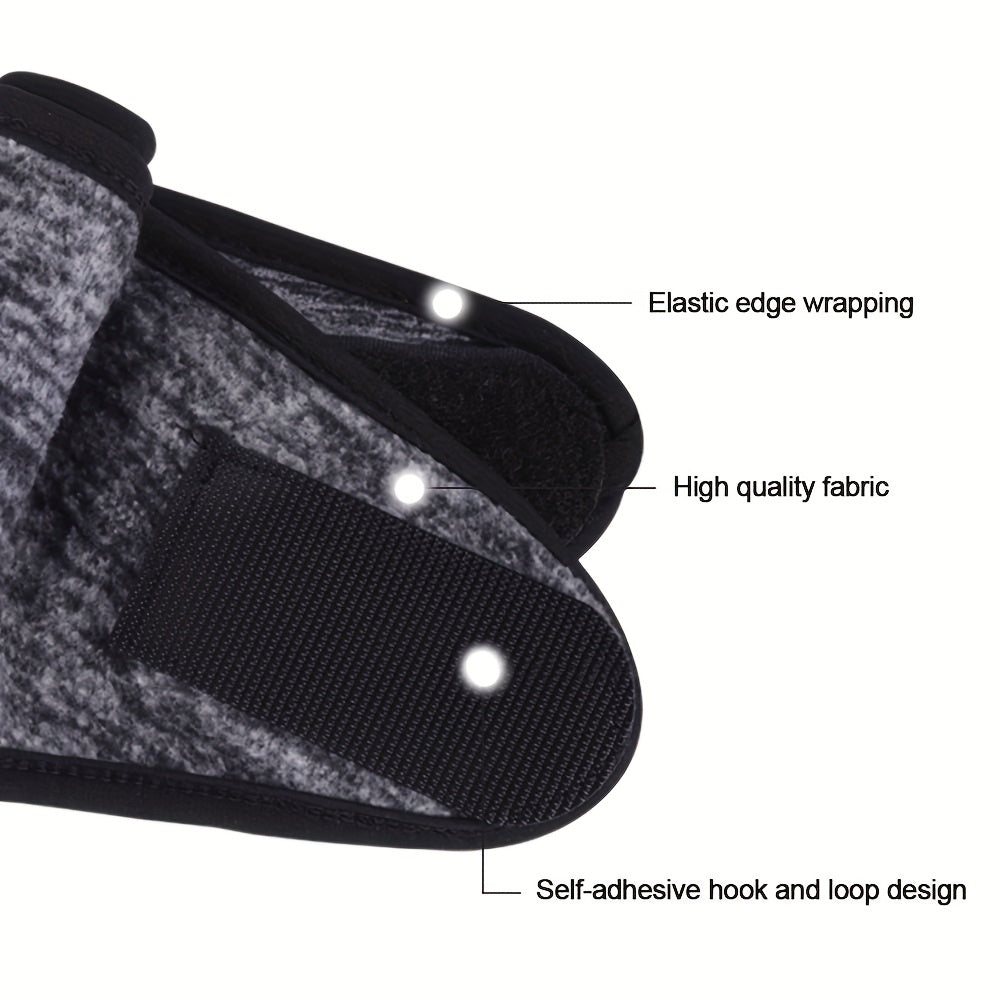 Winter Fleece Headband, Sport Earmuffs, Windproof Stretchy Ear Covers,