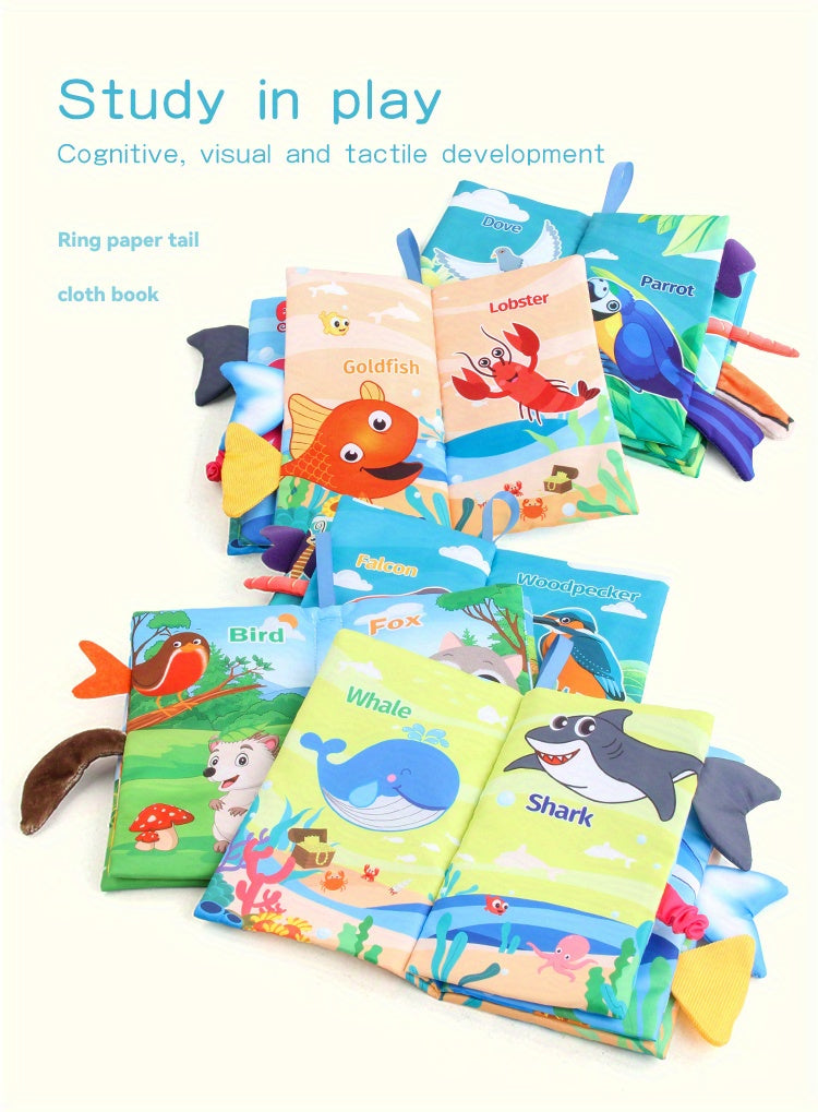 Books - Toys Gifts Touch Feel First Cloth Crinkle Soft Books Tummy Time Toyslearning Sensory Toys Stroller Toys Christmas Halloween Thanksgiving Giftschristmas Stocking Stuffers, Christmas Stocking Stuffers